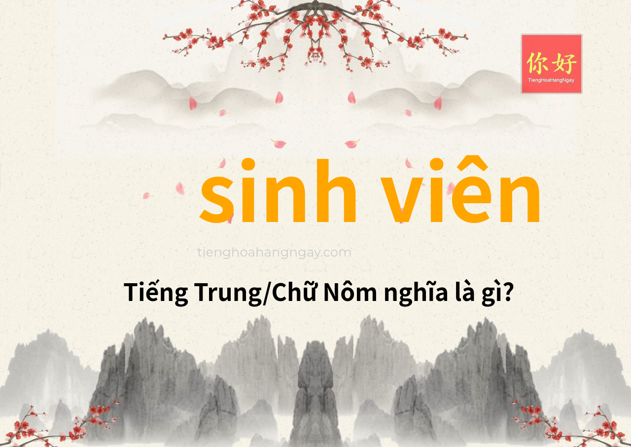 sinh viên tiếng Trung là gì?
